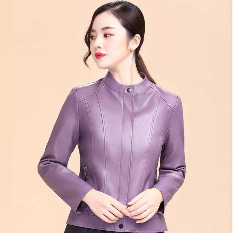 Women's Leather & Faux 2022 Women Spring Autumn Coat Retro Round Neck Genuine Jacket Ladies Fashion Casual Moto Casaco Feminino Outerwear, Gray
Women's Leather & Faux 2022 Women Spring Autumn Coat Retro Round Neck Genuine Jacket Ladies Fashion Casual Moto Casaco Feminino Outerwear, Gray