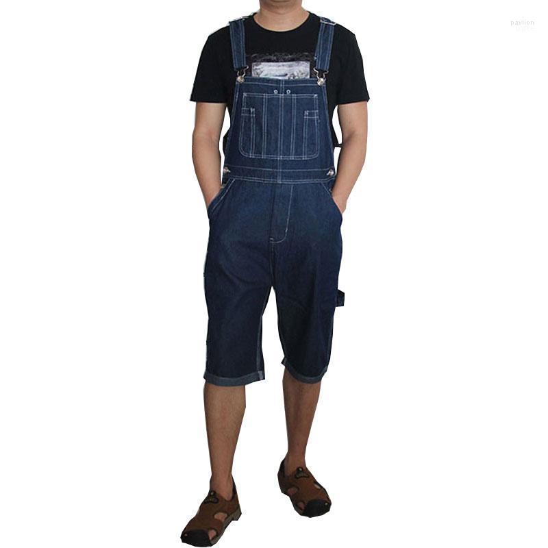 Men's Denim Overalls Cropped Trousers Mid-length Pants Jumpsuits Dark Blue Size 28-48 50 Jeans
Men's Denim Overalls Cropped Trousers Mid-length Pants Jumpsuits Dark Blue Size 28-48 50 Jeans