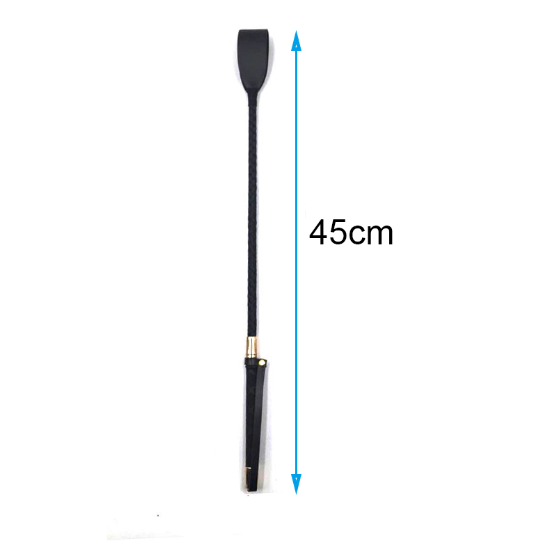 Leather Cosplay Bondage Whip Crop Spanking Horse Riding Flogger Flapper Cane BDSM Sex Toys For Couples 220411