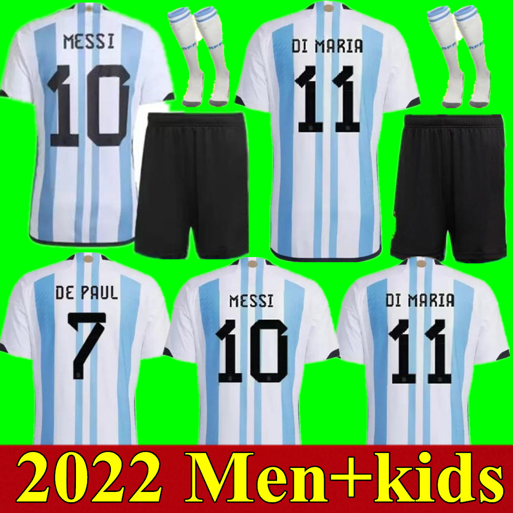 Argentina soccer Jersey football shirt 2022 woRLD CUp DYBALA MARADONA DI MARIA MESSIs 22 23 Men Kids kit sets uniforms, Kids home+patch
Argentina soccer Jersey football shirt 2022 woRLD CUp DYBALA MARADONA DI MARIA MESSIs 22 23 Men Kids kit sets uniforms, Kids home+patch