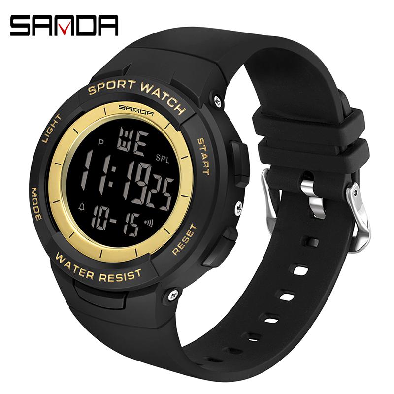 Wristwatches SANDA Fashion Luminous Clock Womens Watch Electronic Multifunctional LED Digital Watches Waterproof And Shockproof 6006, White
Wristwatches SANDA Fashion Luminous Clock Womens Watch Electronic Multifunctional LED Digital Watches Waterproof And Shockproof 6006, White