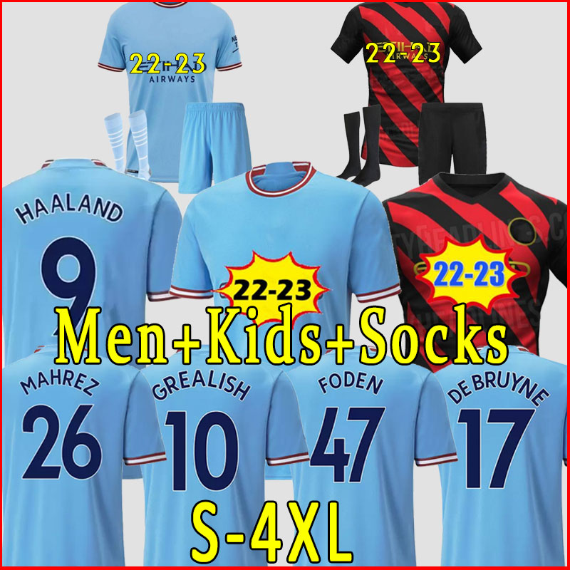 Man GREALISH STERLING CITY player version soccer jersey DE BRUYNE FODEN 2022 2023 football shirts men kids kit sets full kit sock MENDY BERNARDO 3xl 4xl HAALAND, Away
Man GREALISH STERLING CITY player version soccer jersey DE BRUYNE FODEN 2022 2023 football shirts men kids kit sets full kit sock MENDY BERNARDO 3xl 4xl HAALAND, Away