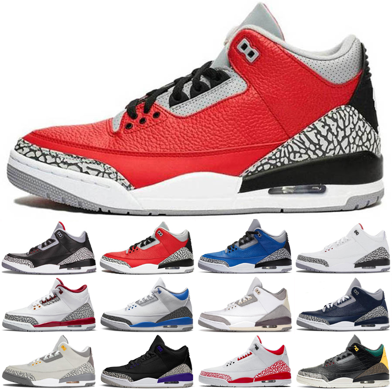 Red For Jumpman 3 3s Men Basketball Shoes Cement Black Cat Medium Grey Pine Green Racer Blue Midnight Navy Patchwork Mens Trainers Sports Sneakers, As photo 18
Red For Jumpman 3 3s Men Basketball Shoes Cement Black Cat Medium Grey Pine Green Racer Blue Midnight Navy Patchwork Mens Trainers Sports Sneakers, As photo 18