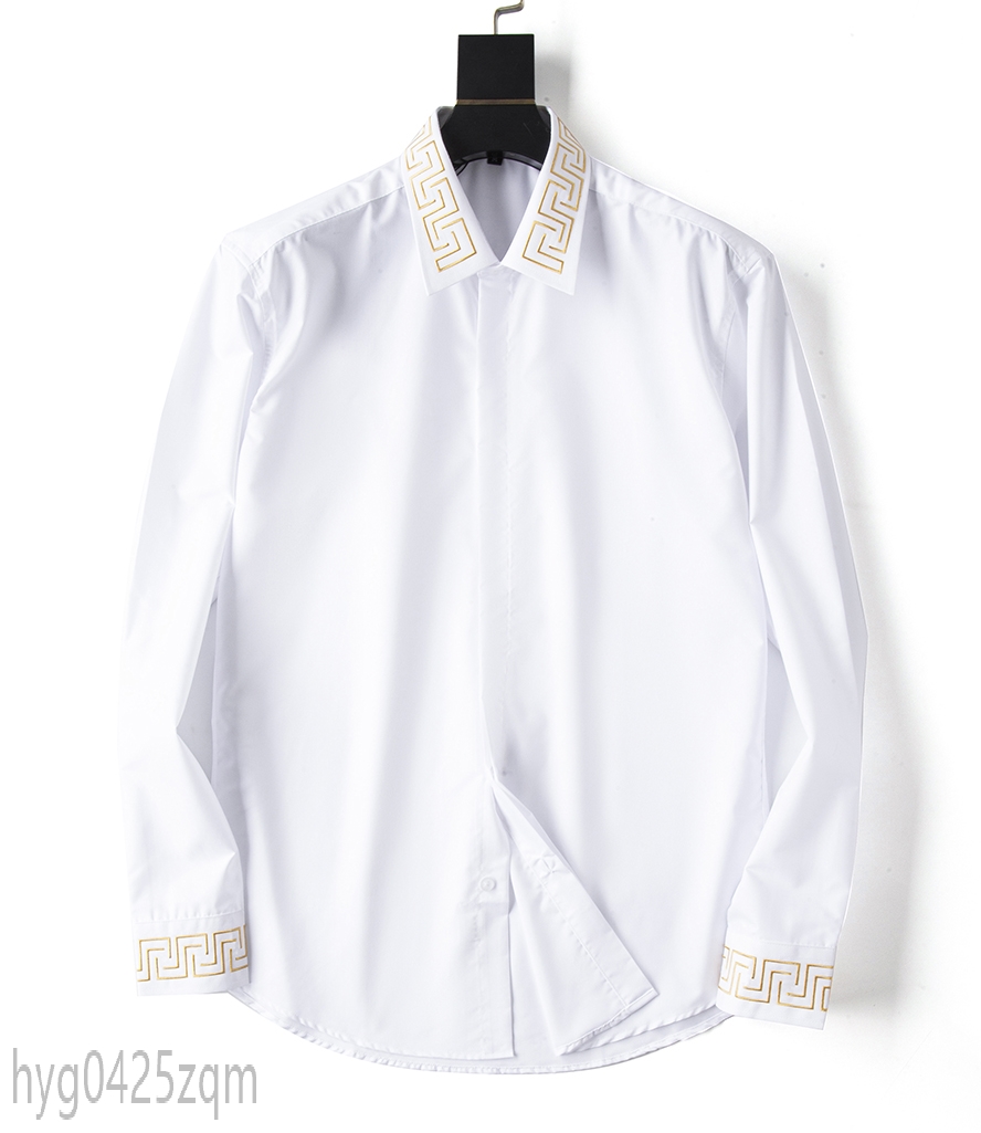 Mens Shirt Top quality embroidery Long Sleeve letter Solid Color Slim Fit Casual Business clothing Long-sleeve shirt luxury designer Casual Medusa Shirts M-3XL hyg
Mens Shirt Top quality embroidery Long Sleeve letter Solid Color Slim Fit Casual Business clothing Long-sleeve shirt luxury designer Casual Medusa Shirts M-3XL hyg
