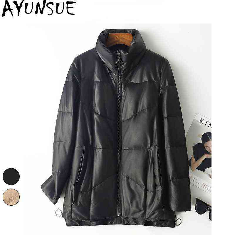 Ayunsue 2021 Winter Genuine Leather Coat Women Clothing Genuine Sheepskin Coat Famale Warm MidLong Jackets Chaquetas Sqq1227 J220727, Apricot.
Ayunsue 2021 Winter Genuine Leather Coat Women Clothing Genuine Sheepskin Coat Famale Warm MidLong Jackets Chaquetas Sqq1227 J220727, Apricot.