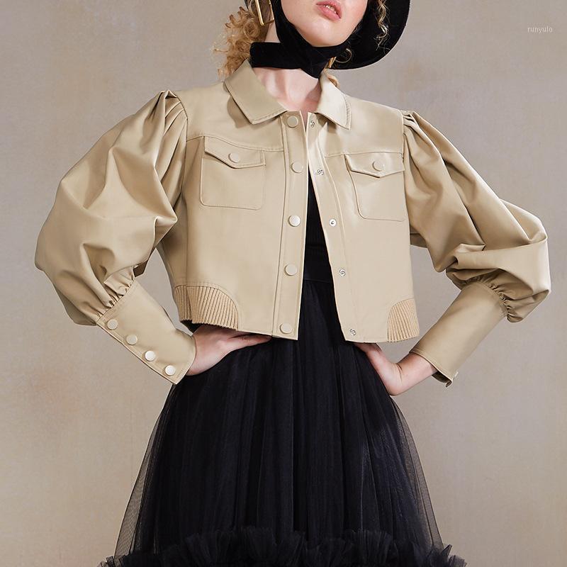 Windbreaker Women's 2022 Small Temperament Lapel Bubble Sleeve Single Breasted Short Casual Jacket Jackets, Khaki
Windbreaker Women's 2022 Small Temperament Lapel Bubble Sleeve Single Breasted Short Casual Jacket Jackets, Khaki