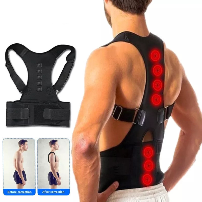 Magnetic Posture Corrector Brace Supporter Shoulder Back Support Belt Menwomen Braces And Support Belt Shoulder Posture 220816