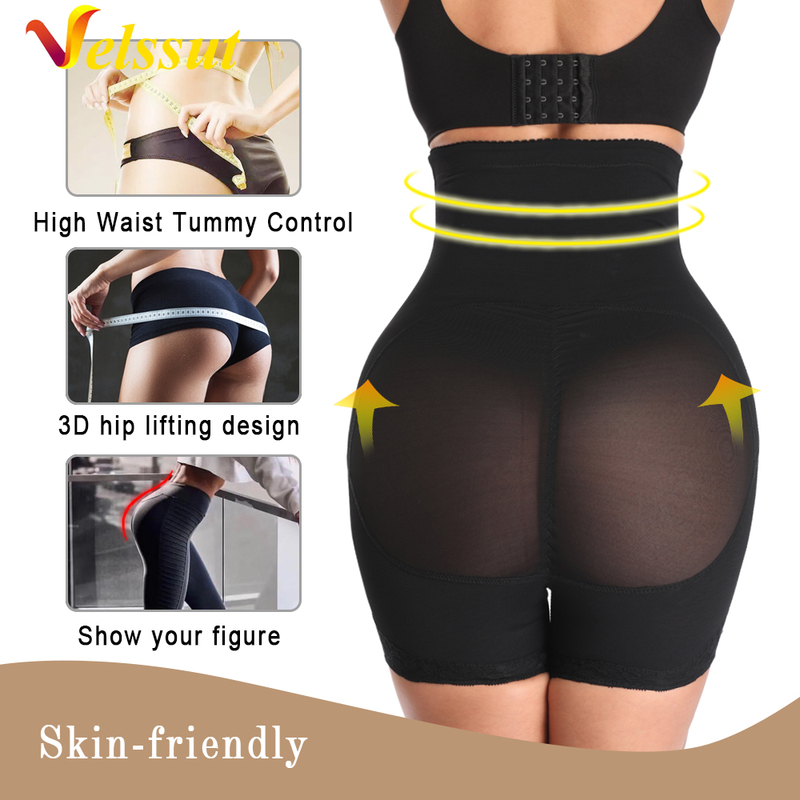 Velssut Shapewear for Women Fajas Waist Cincher Underwear Waist Trainer Bodi Shaper Under Dresses Tummy Control Panties 220506