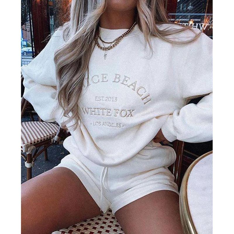 Women Hoodies Sweatshirts Autumn Harajuku Casual Vintage Embroid Long Sleeve Letters Print Oversized Pullovers Tops 220809