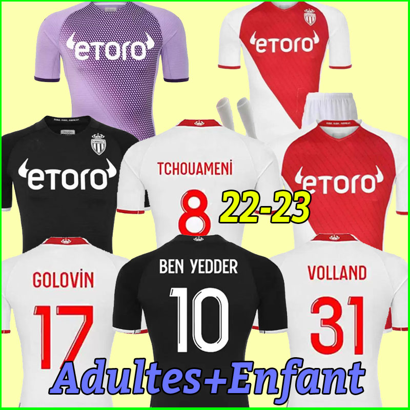 2022 2023 maillots AS Monacos Soccer Jerseys BEN YEDDER JOVETIC GOLOVIN 22 23 GEUBBELS Men Kids maillot de foot Flocage JORGE Football Shirt home socks full set third, 22-23 home+patch
2022 2023 maillots AS Monacos Soccer Jerseys BEN YEDDER JOVETIC GOLOVIN 22 23 GEUBBELS Men Kids maillot de foot Flocage JORGE Football Shirt home socks full set third, 22-23 home+patch