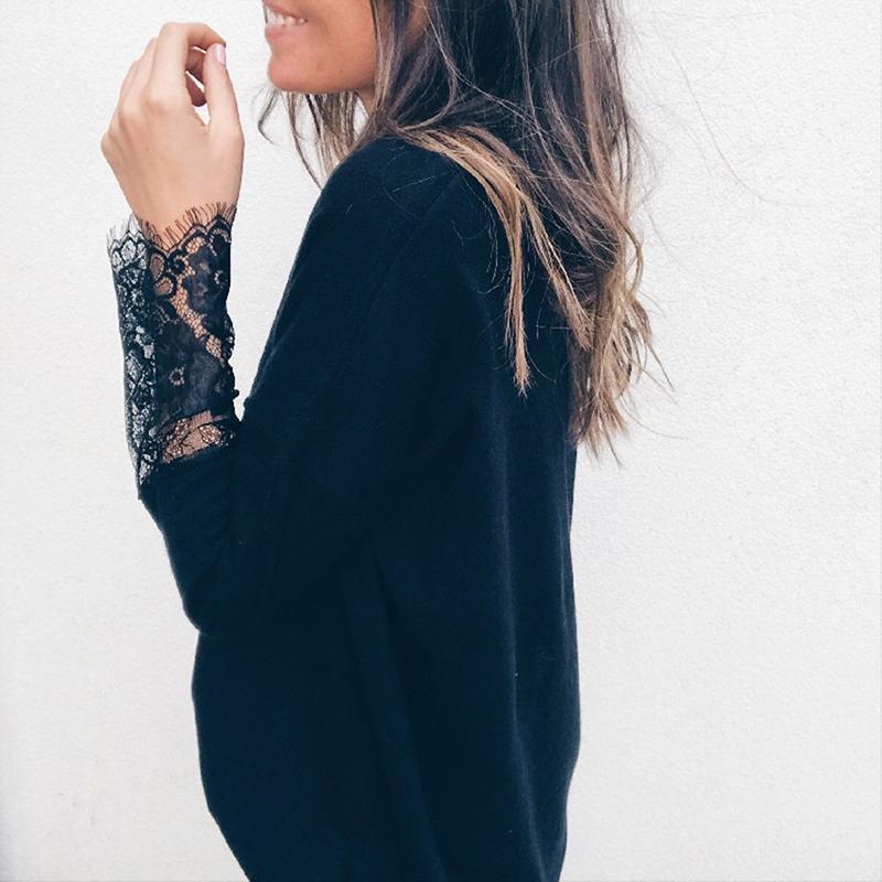 Women' Blouses & Shirts 2022 Women Autumn Shirt Casual Long Sleeve Loose Tops Fashion Sexy V Neck Lace Patchwork Blouse Female Large Size, Black
Women' Blouses & Shirts 2022 Women Autumn Shirt Casual Long Sleeve Loose Tops Fashion Sexy V Neck Lace Patchwork Blouse Female Large Size, Black