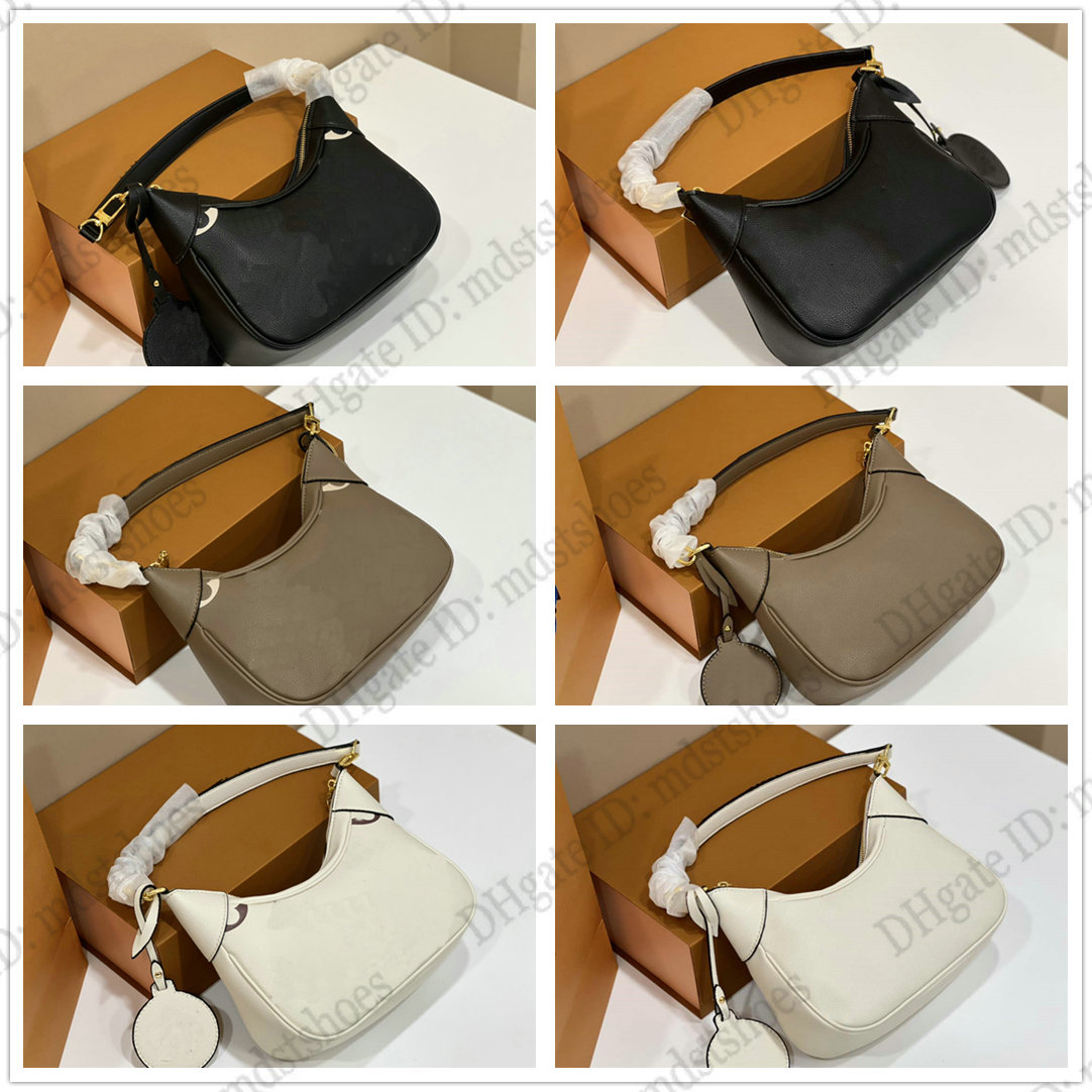 Bagatelle Mini Hobo Hand bag Oversized Embossed Motif Bicolour Grained Monograms Empreinte Leather Dove gray Cream Noir Ladies Underarm Bag M46002 M46112
Bagatelle Mini Hobo Hand bag Oversized Embossed Motif Bicolour Grained Monograms Empreinte Leather Dove gray Cream Noir Ladies Underarm Bag M46002 M46112