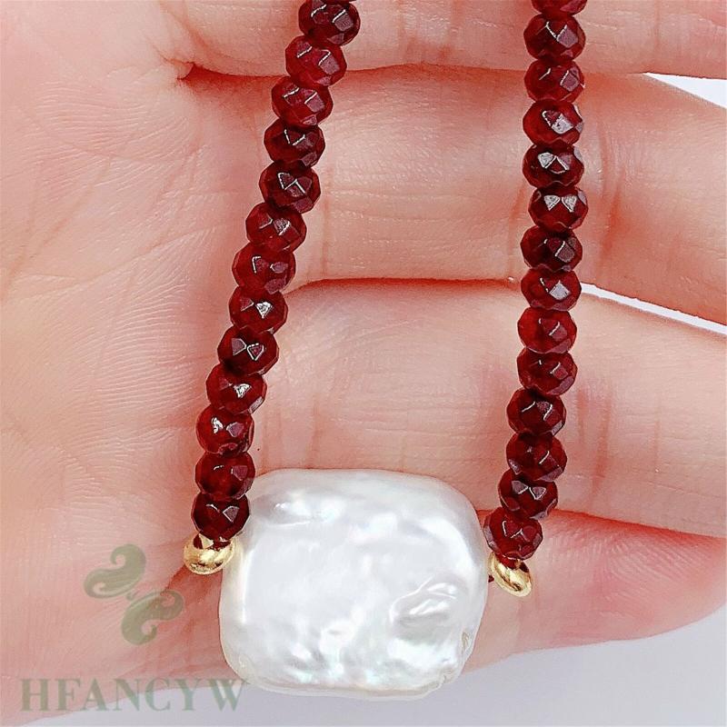 Chains 15x19mm White Baroque Pearl Pendant Ruby Necklace 16-25 Inches Wedding Aurora WomenChains
Chains 15x19mm White Baroque Pearl Pendant Ruby Necklace 16-25 Inches Wedding Aurora WomenChains