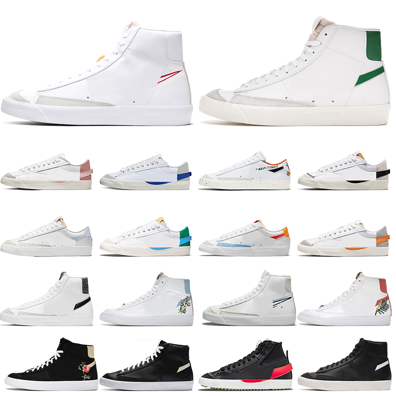 Blazer Mid 77 Men Women Shoes Blazers High Vintage White Black Jumbo Floral Sunflower White Indigo Pine Green Ghost Mens Trainers Womens Outdoor Sports Sneakers, 40-45 jumbo black bright crimson
Blazer Mid 77 Men Women Shoes Blazers High Vintage White Black Jumbo Floral Sunflower White Indigo Pine Green Ghost Mens Trainers Womens Outdoor Sports Sneakers, 40-45 jumbo black bright crimson