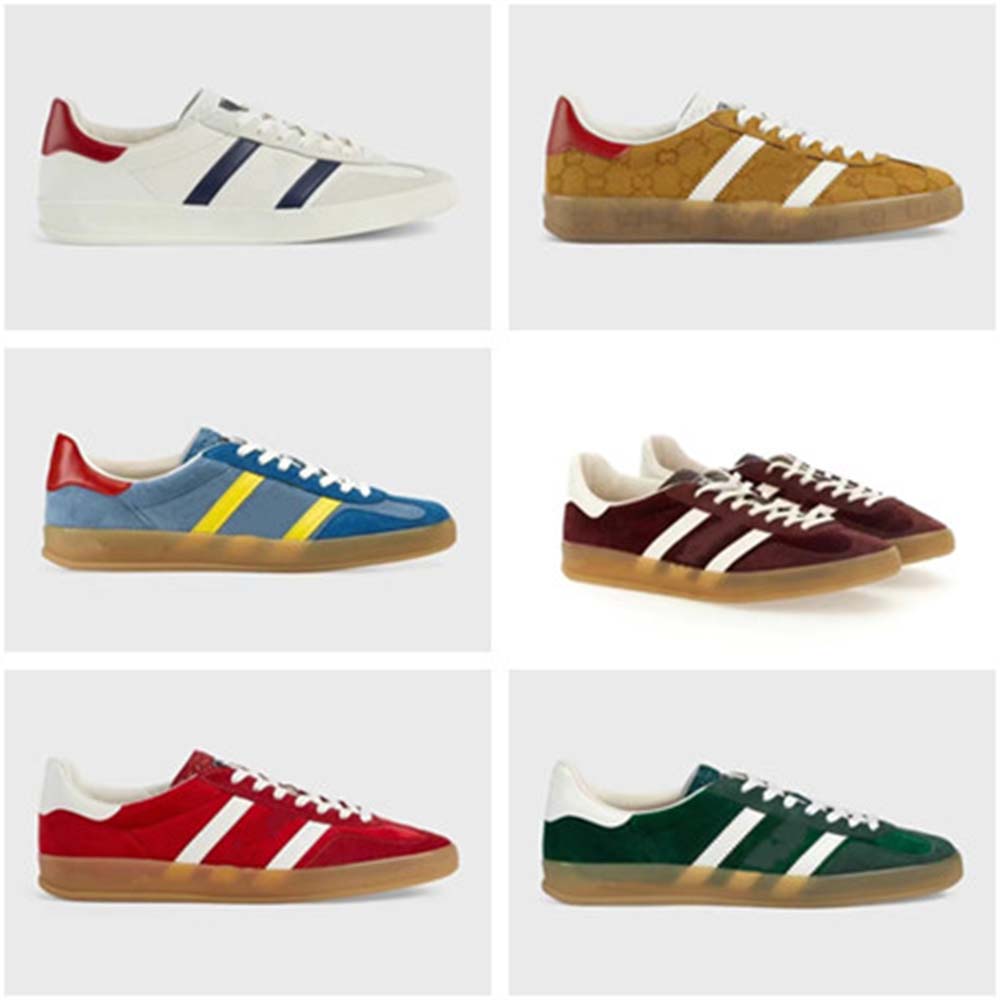 2022SS Luxury Designer Men Women Casual Shoes Gazelle Sneakers Canvas Shoes black red green pink Patchwork Collaboration Size 35-45 with box e99
2022SS Luxury Designer Men Women Casual Shoes Gazelle Sneakers Canvas Shoes black red green pink Patchwork Collaboration Size 35-45 with box e99