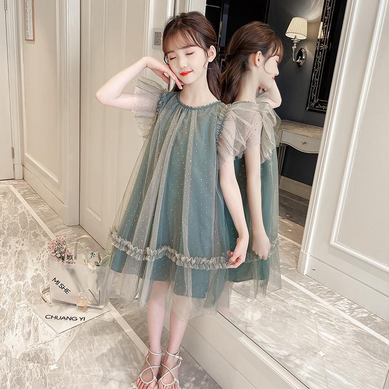 Girl's Dresses Fashion Girls Dress Wedding Party For Tutu Kids Costume Princess Wear Children Clothing 4 7 9 11 14 YearsGirl's, Green
Girl's Dresses Fashion Girls Dress Wedding Party For Tutu Kids Costume Princess Wear Children Clothing 4 7 9 11 14 YearsGirl's, Green