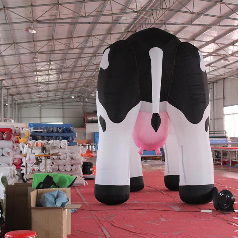 8/10/13/16ft or Custom giant inflatable Dutch dairy cows for advertising made in China