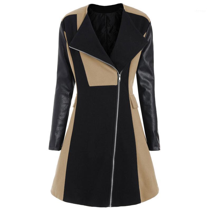 Women's Trench Coats Fashion Women Zipper Turn-Down Collar Coat 2022 Vintage PU Patchwork Long Sleeve Overcoat Office Lady Commuter Windbrea, Gray
Women's Trench Coats Fashion Women Zipper Turn-Down Collar Coat 2022 Vintage PU Patchwork Long Sleeve Overcoat Office Lady Commuter Windbrea, Gray