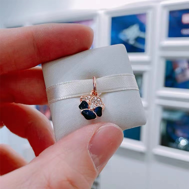 New 925 Sterling Silver Beads Butterfly Petal Pendant Cute Charm For S925 Snake Bracelets Women Jewelry DIY Making Gifts
