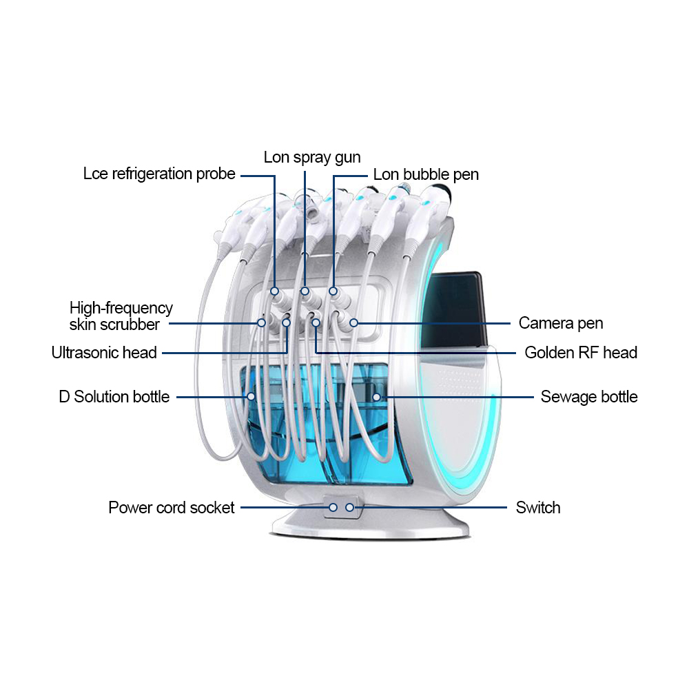 2022 Face Oxygen Therapy Mask Dome Oxygen spray Skin Rejuvenation Facial Machine