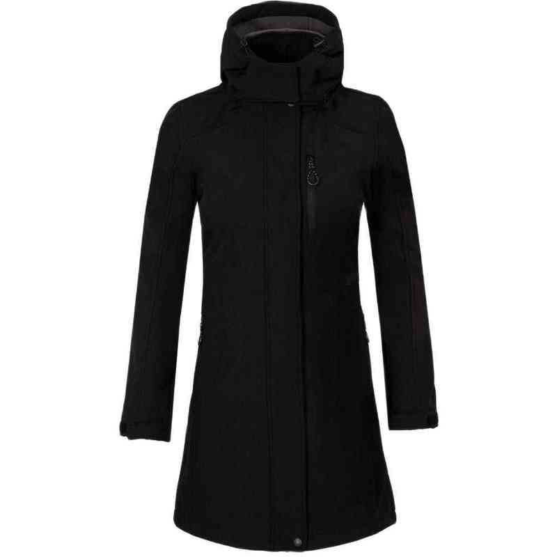 Softshell Long Jacket women's Outdoor Hiking Jacket female Parka fleece Lined thermal Raincoat waterproof windproof windbreaker T220811, Black
Softshell Long Jacket women's Outdoor Hiking Jacket female Parka fleece Lined thermal Raincoat waterproof windproof windbreaker T220811, Black