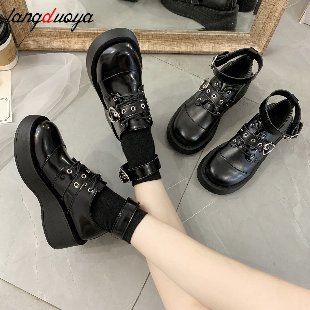 Mary Jane Lolita Shoes Women Platform Shoes Women Spring 2022 New Arrival Designer Black Ladies Shoes Woman Harajuku, Light
Mary Jane Lolita Shoes Women Platform Shoes Women Spring 2022 New Arrival Designer Black Ladies Shoes Woman Harajuku, Light