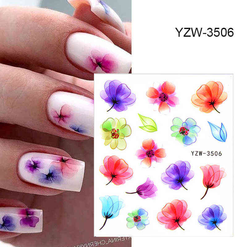 Nail Gel Toy Anime Avocado Fruit Transfer Stickers Charms Summer Water Sticker for s Sliders Character Image Tattoo Decal Decoration 0328