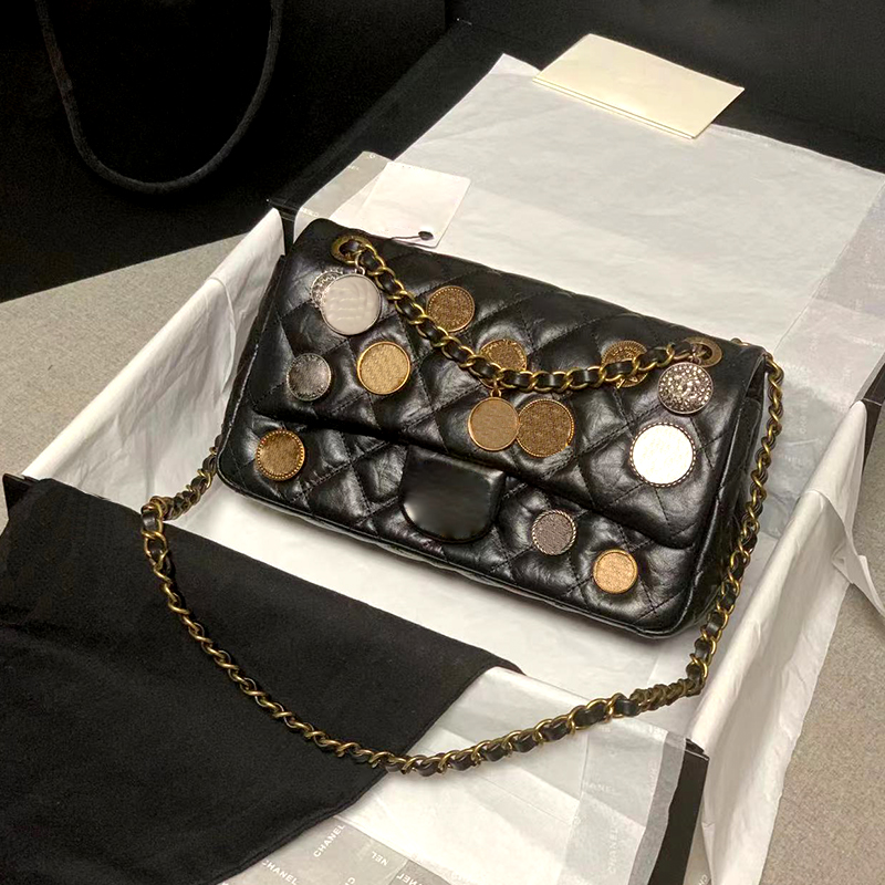 Designer Handbag Classic Double Flap Coins Decoration Flap Bags Lady Shoulder Gold Chain Bag Purse Leather Fashion Pochette Women Luxury Handbags, Customize
Designer Handbag Classic Double Flap Coins Decoration Flap Bags Lady Shoulder Gold Chain Bag Purse Leather Fashion Pochette Women Luxury Handbags, Customize