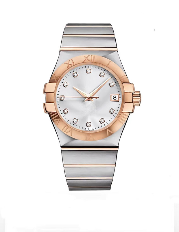 Silver 38mm Men's Mechanical Watch Caliber 8500 Super Water Resistant Sapphire Glass Constellation Bamboo Watch, White
Silver 38mm Men's Mechanical Watch Caliber 8500 Super Water Resistant Sapphire Glass Constellation Bamboo Watch, White