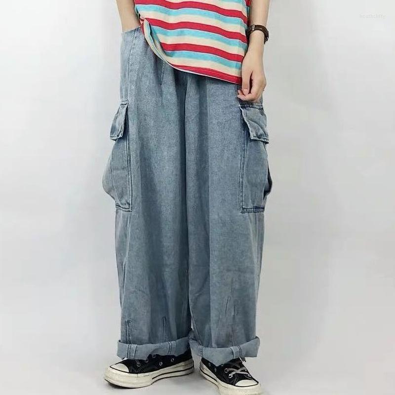 Men' Jeans Wide Leg Pants Men Japanese Harajuku Cargo Streetwear Skateboard Vintage Pocket Trousers Techwear ClothesMen' Heat22, Blue
Men' Jeans Wide Leg Pants Men Japanese Harajuku Cargo Streetwear Skateboard Vintage Pocket Trousers Techwear ClothesMen' Heat22, Blue