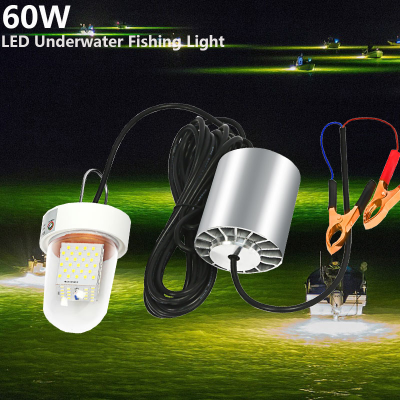 Factory Price DC 12-24V Battery Charged LED Fishing Lure Lights 60W Fishing Bait Fake Bait White Green Color for Choose
Factory Price DC 12-24V Battery Charged LED Fishing Lure Lights 60W Fishing Bait Fake Bait White Green Color for Choose