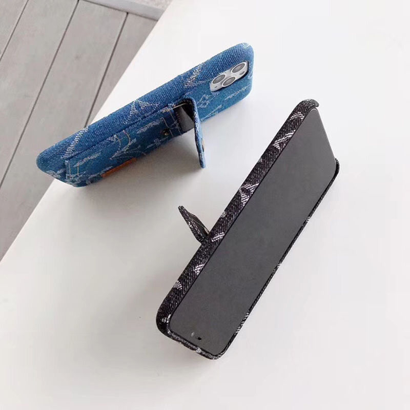 Denim Fashion Phone Handbag Case Leather Letter Phones Cases Classic Card Bag Luxury Designer iPhone 13 11 12 pro 7 8 X High Quality, Black
Denim Fashion Phone Handbag Case Leather Letter Phones Cases Classic Card Bag Luxury Designer iPhone 13 11 12 pro 7 8 X High Quality, Black