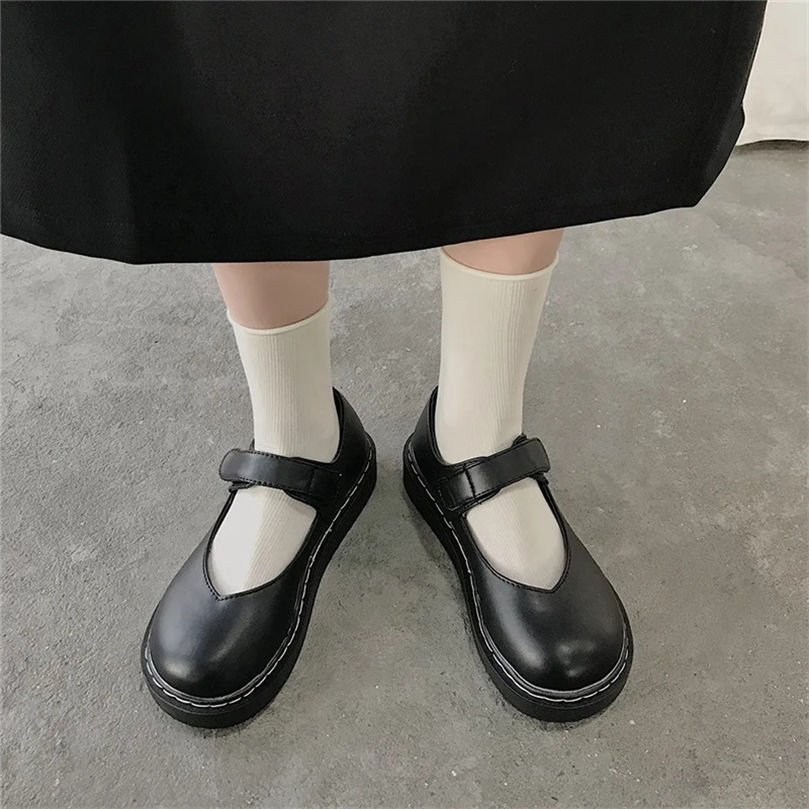 Sepatu Platform Mary Jane Chunky Lucu Mode Wanita Loafer Punk Gothic Kasual Retro Ujung Bulat Kulit Hitam Coklat Datar Baru 220614, Black
Sepatu Platform Mary Jane Chunky Lucu Mode Wanita Loafer Punk Gothic Kasual Retro Ujung Bulat Kulit Hitam Coklat Datar Baru 220614, Black