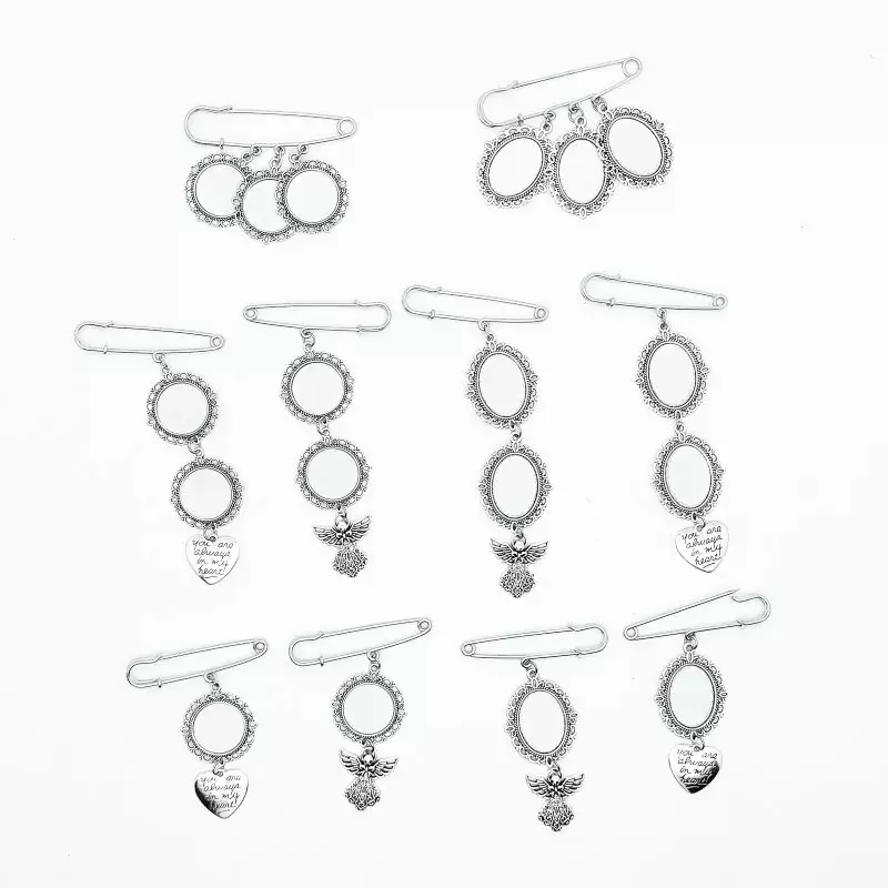 UPS Sublimation Pin Brooch Wedding party Favor Metal Pendants Bouquet Photo Charms Brooches DIY Gift
UPS Sublimation Pin Brooch Wedding party Favor Metal Pendants Bouquet Photo Charms Brooches DIY Gift