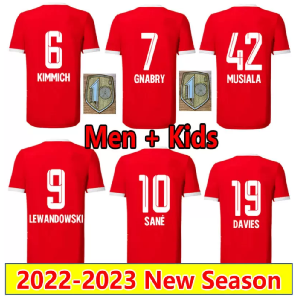 22 23 SANE MUSIALA MANE soccer jerseys 2022 2023 MULLER LEWANDOWSKI Football shirt HERNANDEZ GRAVENBERCH muller 10th years champions maillots de futol mykit
22 23 SANE MUSIALA MANE soccer jerseys 2022 2023 MULLER LEWANDOWSKI Football shirt HERNANDEZ GRAVENBERCH muller 10th years champions maillots de futol mykit