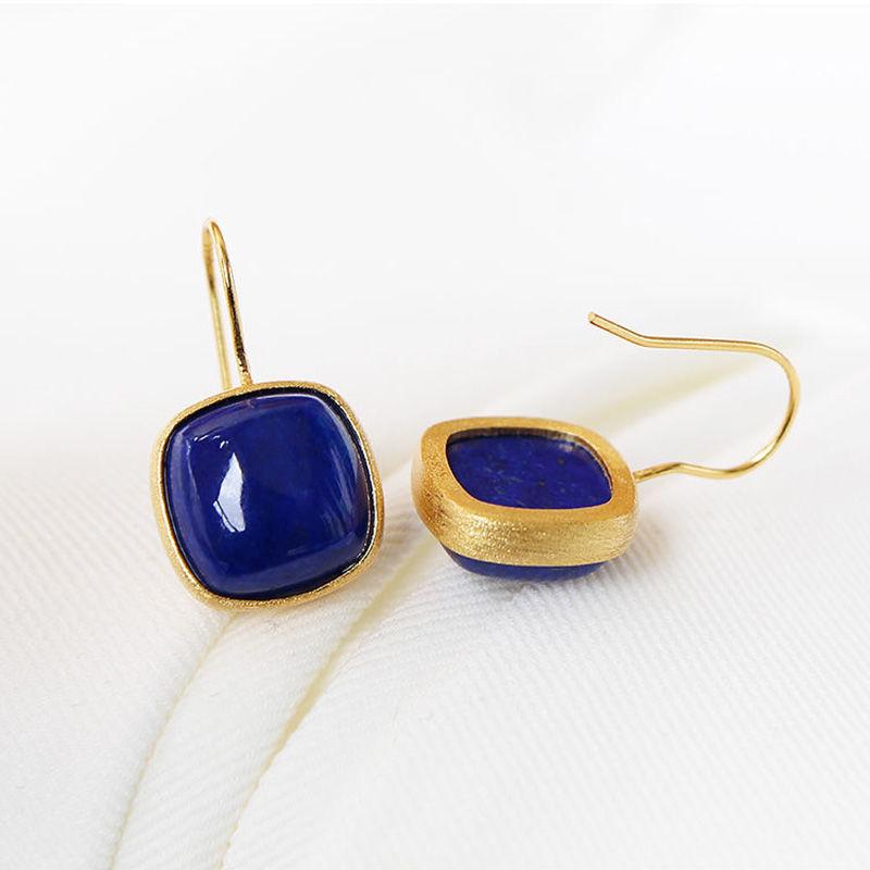 Dangle & Chandelier Natural Hetian Jade Lapis Lazuli Earrings S925 Sterling Silver Chinese Fashion Square Ornament For Women
Dangle & Chandelier Natural Hetian Jade Lapis Lazuli Earrings S925 Sterling Silver Chinese Fashion Square Ornament For Women