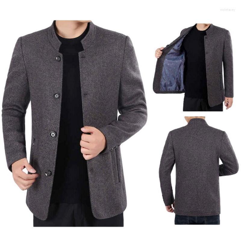 Men's Wool & Blends Coat Casual Stand Collar Thick Warm Men Woolen Outwear Viol22, Gray
Men's Wool & Blends Coat Casual Stand Collar Thick Warm Men Woolen Outwear Viol22, Gray