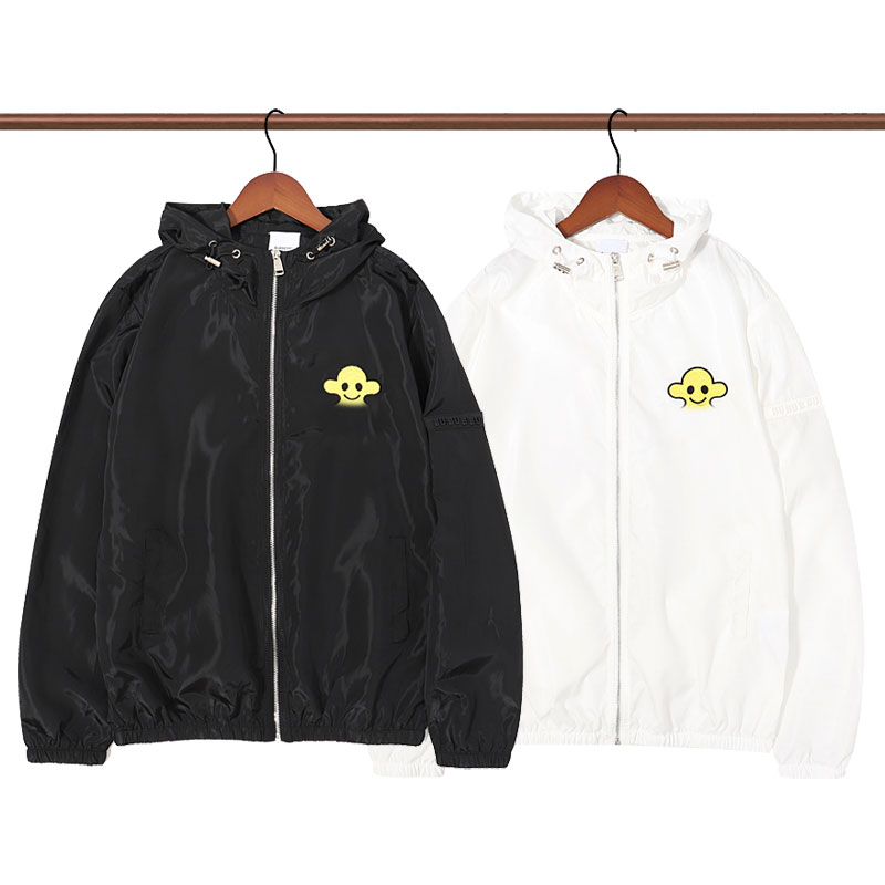 Designer jacket Trench Coats BU Men's Women's Cardigan zipper Sunscreen windbreaker Thin Little Monster Embroidery 60E7, White
Designer jacket Trench Coats BU Men's Women's Cardigan zipper Sunscreen windbreaker Thin Little Monster Embroidery 60E7, White