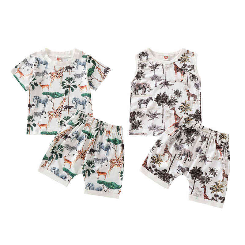 Citgeett Summer Toddler Kids Boys Clothing Sets 2 Piece Animal Printed Sweater Tops Elastic Shorts J220712
Citgeett Summer Toddler Kids Boys Clothing Sets 2 Piece Animal Printed Sweater Tops Elastic Shorts J220712