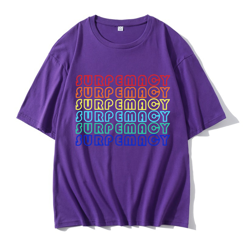 Surpemacy Luxury multicolor T-shirt men Letter logo top women Couple Fashion Unisex student Short sleeve chic style club tee 2022 new
Surpemacy Luxury multicolor T-shirt men Letter logo top women Couple Fashion Unisex student Short sleeve chic style club tee 2022 new