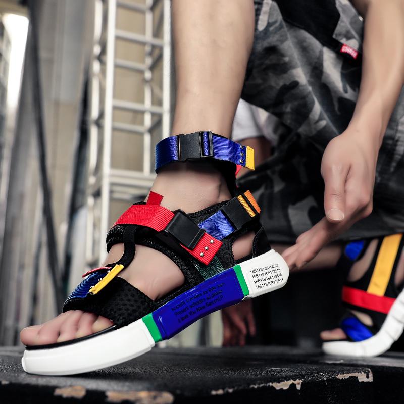 Sandals Summer Gladiator For Men Black Blue Beach Male High Top Youth Roman Brand Fashion Buckle Strap Sandal
Sandals Summer Gladiator For Men Black Blue Beach Male High Top Youth Roman Brand Fashion Buckle Strap Sandal