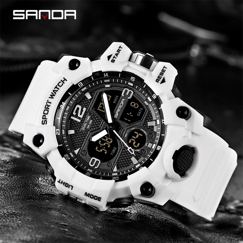 SANDA Men Military es G Style White Sport LED Digital 50M Waterproof Watch S Shock Male Clock Relogio Masculino, 942 ms purple
SANDA Men Military es G Style White Sport LED Digital 50M Waterproof Watch S Shock Male Clock Relogio Masculino, 942 ms purple