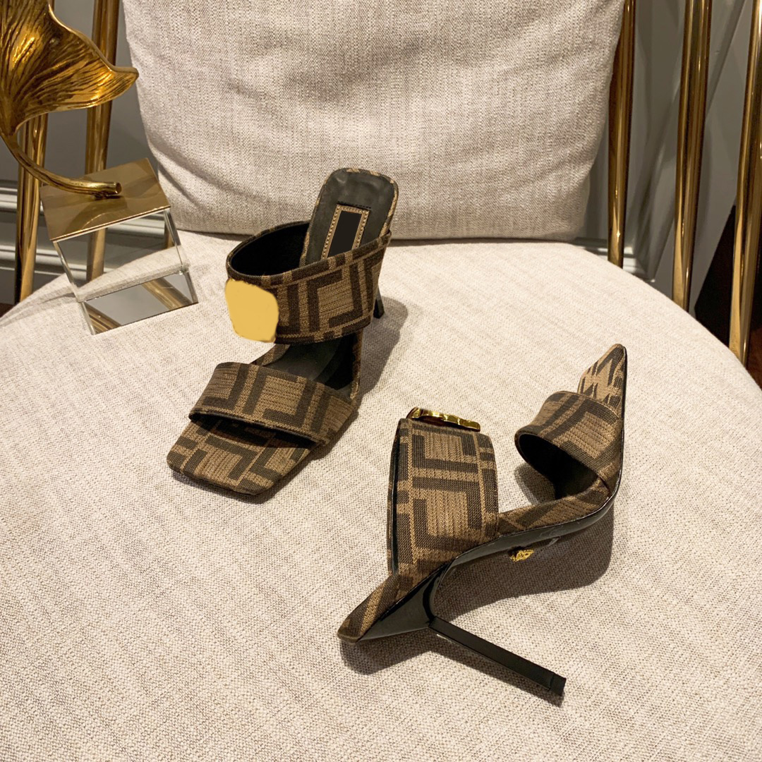 JACQUARD Stiletto mules heeled slippers Meduza F'and'ace high-heels open toe slip-on slides leather outsole sandals for women luxury designer shoes factory footwear, Brow f
JACQUARD Stiletto mules heeled slippers Meduza F'and'ace high-heels open toe slip-on slides leather outsole sandals for women luxury designer shoes factory footwear, Brow f