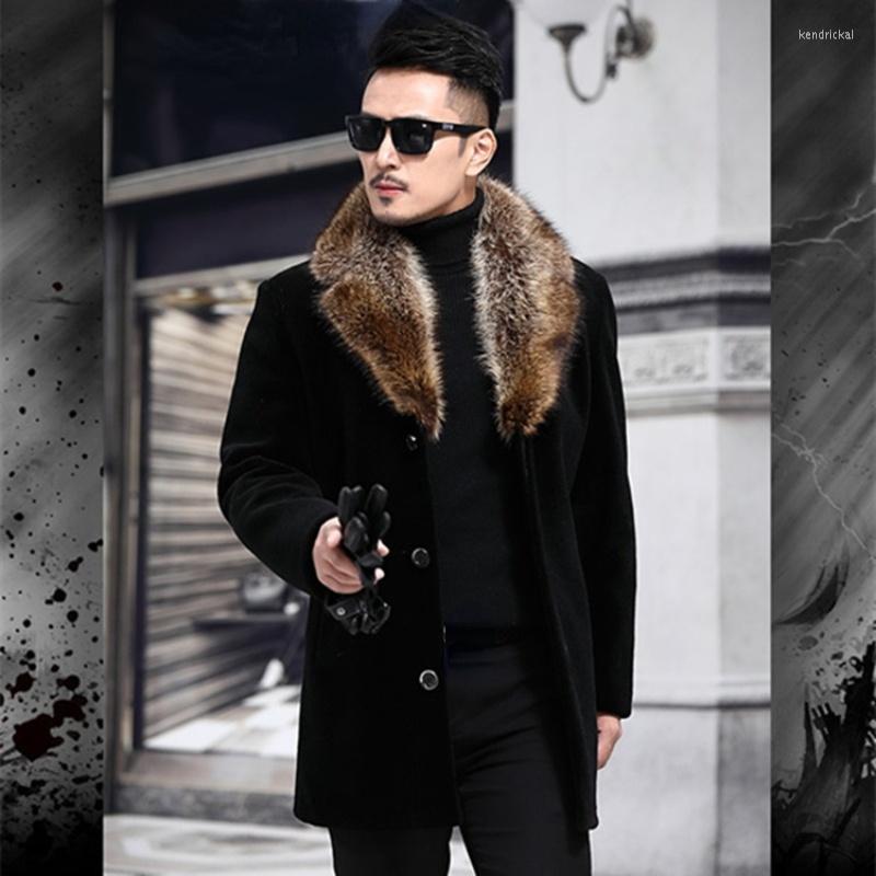 Men's Wool & Blends Tilorraine Woolen Coat Single Breasted Thickened Medium And Long Windbreaker Collar Kend22, Black
Men's Wool & Blends Tilorraine Woolen Coat Single Breasted Thickened Medium And Long Windbreaker Collar Kend22, Black