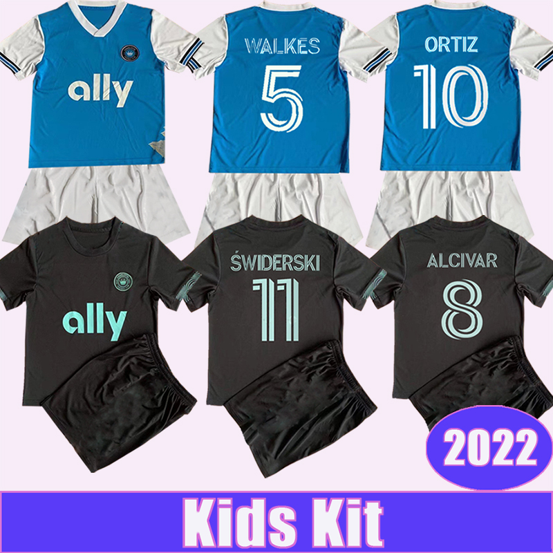 2022 Charlotte FC SWIDERSKI Kids Kit Soccer Jerseys FUCHS BENDER ORTIZ ALCIVAR RUIZ WALKES Home Away Football Shirt ARMOUR Child Short Sleeve, Tz9113 2022 home no socks
2022 Charlotte FC SWIDERSKI Kids Kit Soccer Jerseys FUCHS BENDER ORTIZ ALCIVAR RUIZ WALKES Home Away Football Shirt ARMOUR Child Short Sleeve, Tz9113 2022 home no socks