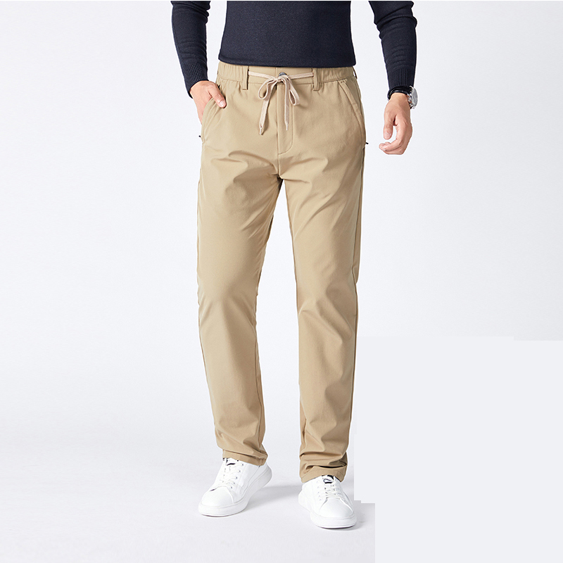 Brand Autumn Men Nylon Casual Pants Skin-friendly Soft Straight Trousers Comfortable Anti-wrinkle Elastic Waist Men Pants CX220401, Black casual pants
Brand Autumn Men Nylon Casual Pants Skin-friendly Soft Straight Trousers Comfortable Anti-wrinkle Elastic Waist Men Pants CX220401, Black casual pants