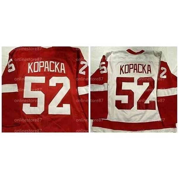 C26 Nik1 Vintage SOO GREYHOUNDS Game jerseys JACK KOPACKA WHITE Red Custom Any Number and Name hockey jersey, As 1
C26 Nik1 Vintage SOO GREYHOUNDS Game jerseys JACK KOPACKA WHITE Red Custom Any Number and Name hockey jersey, As 1