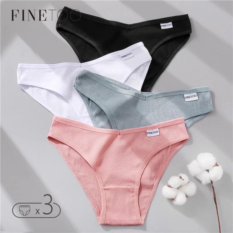 Finetoo Womens Panties Cotton Underwear M-4xl Sexy V Waist Briefs Girl Low-rise Soft Panty Women Underpants Female Lingerie, Set 7
Finetoo Womens Panties Cotton Underwear M-4xl Sexy V Waist Briefs Girl Low-rise Soft Panty Women Underpants Female Lingerie, Set 7