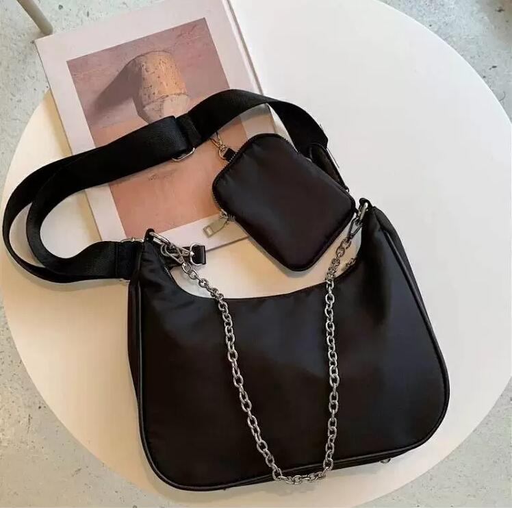 Nylon Shoulder Bags high quality nylons Handbags Bestselling wallet women luxurys brand crossbody bag Hobo purses triad bags, Black
Nylon Shoulder Bags high quality nylons Handbags Bestselling wallet women luxurys brand crossbody bag Hobo purses triad bags, Black