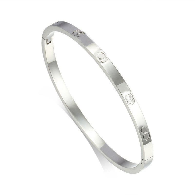 Women Lovers Bracelet Silver Gold Bangles Men Luxury Designer Jewelry Titanium Steel Couple Simple Fashion Diamond Custom 6mm Cuff Bracelets 22ms H1
Women Lovers Bracelet Silver Gold Bangles Men Luxury Designer Jewelry Titanium Steel Couple Simple Fashion Diamond Custom 6mm Cuff Bracelets 22ms H1